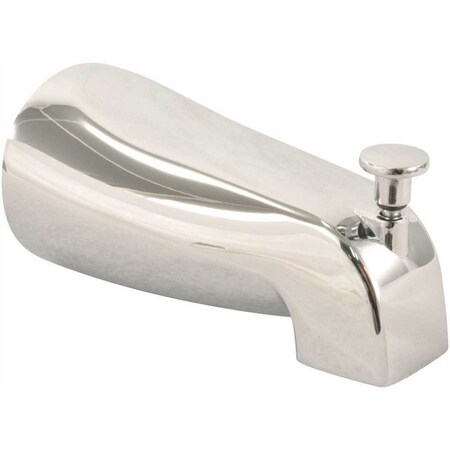 Proplus Universal Bathtub Spout W/ Diverter in Chrome 194148
